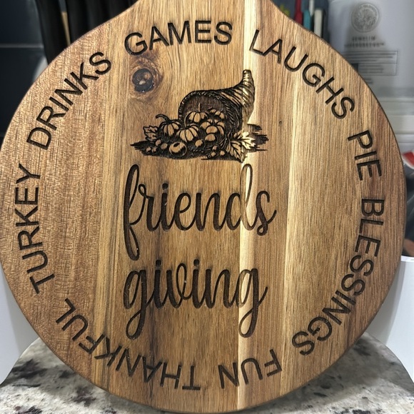 Engraved charcuterie/bread/chopping board - Picture 2 of 4